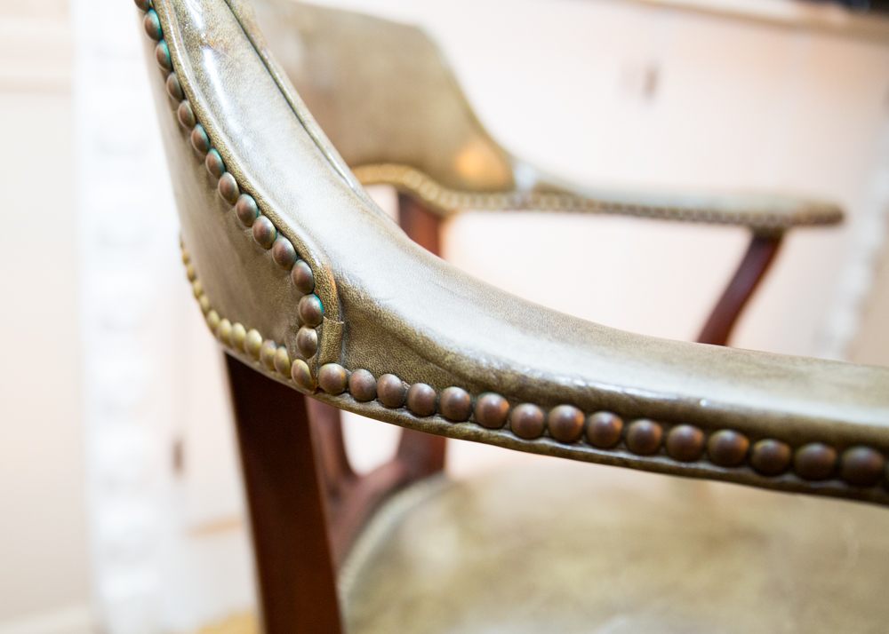 Pair of Vintage Library Armchairs by Hickory Chair Company