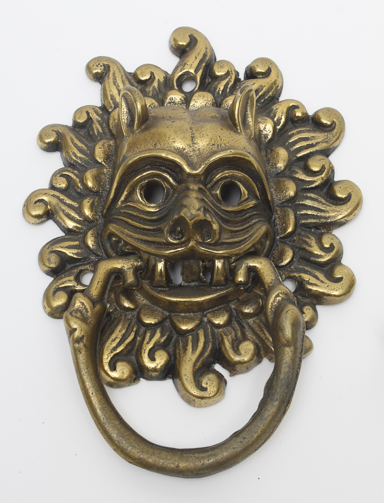 English Brass Sanctuary Door Knocker