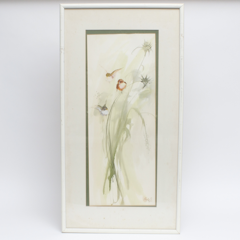 Framed and Signed Y.S. Lim Print