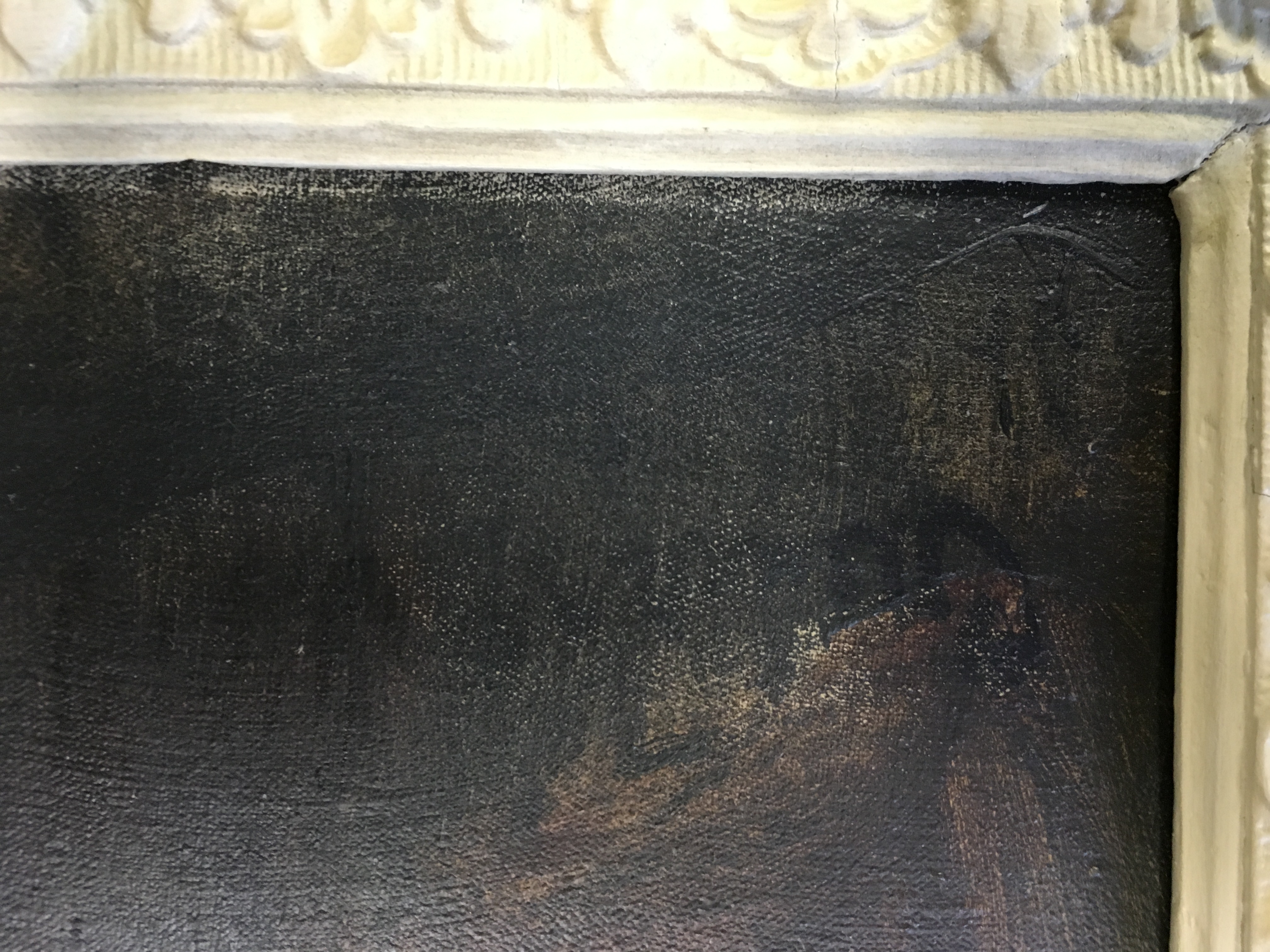 Attributed to Philip Hermogenes Calderon Oil on Canvas Painting