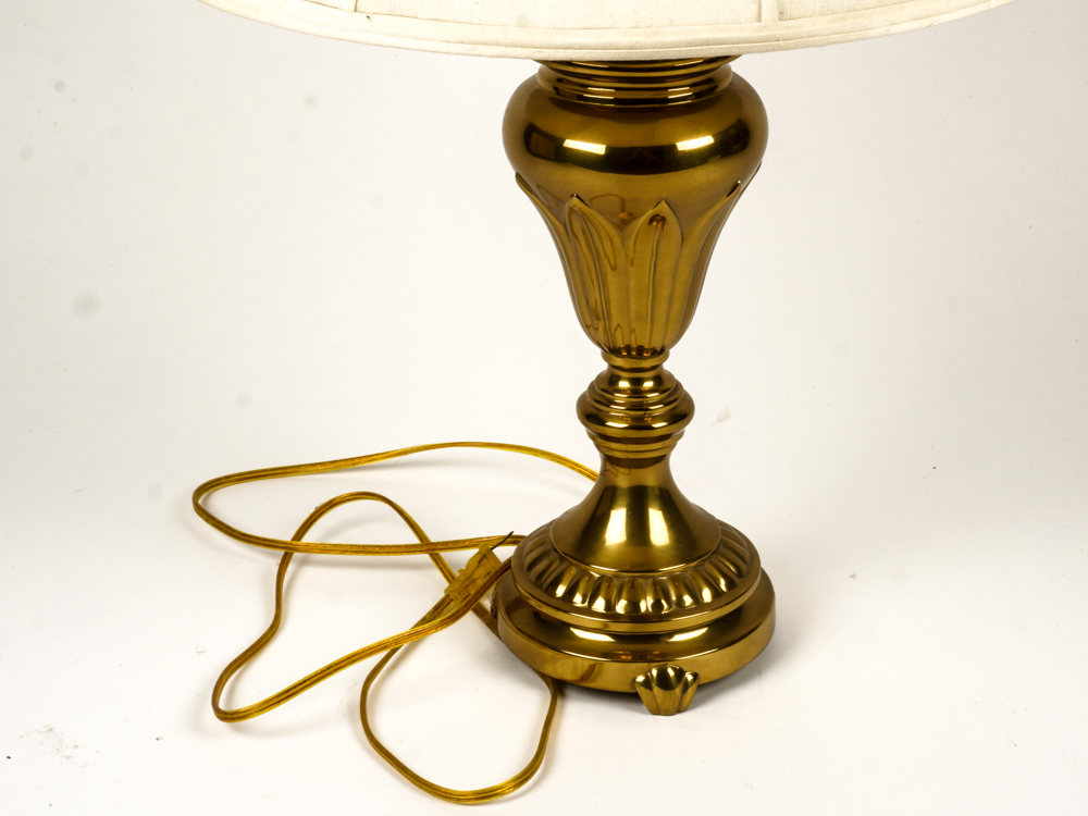 Gold Tone Table Lamp