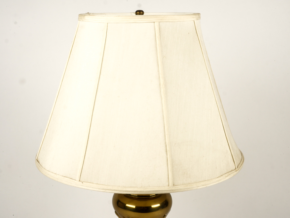 Gold Tone Table Lamp