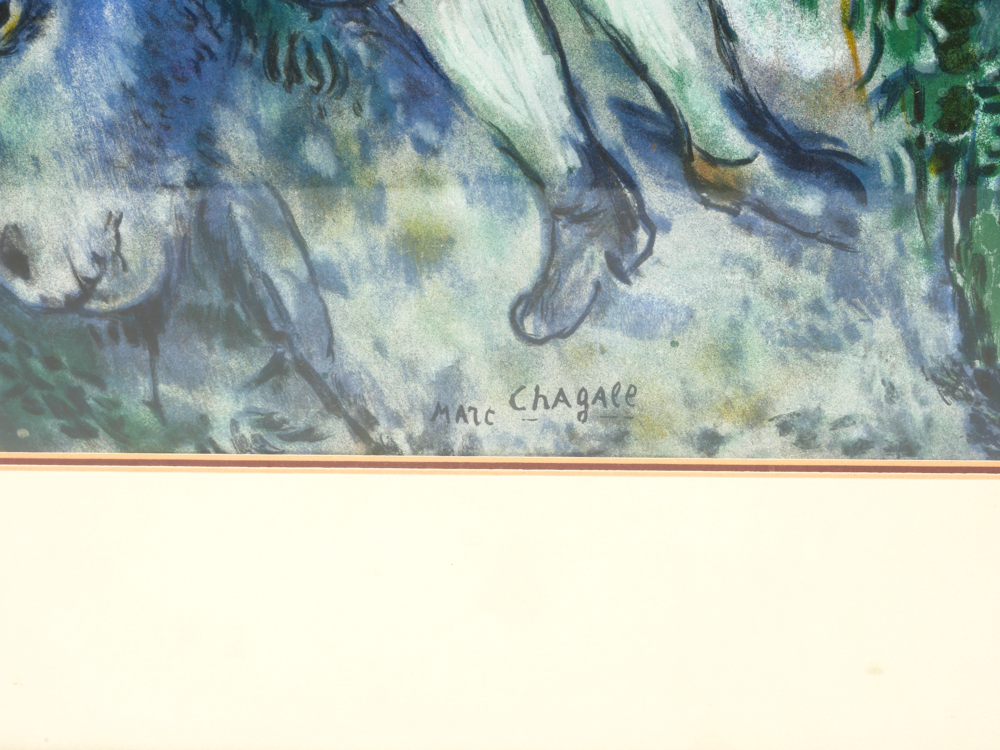 Lithograph After "Bouquet of Flowers" by Marc Chagall