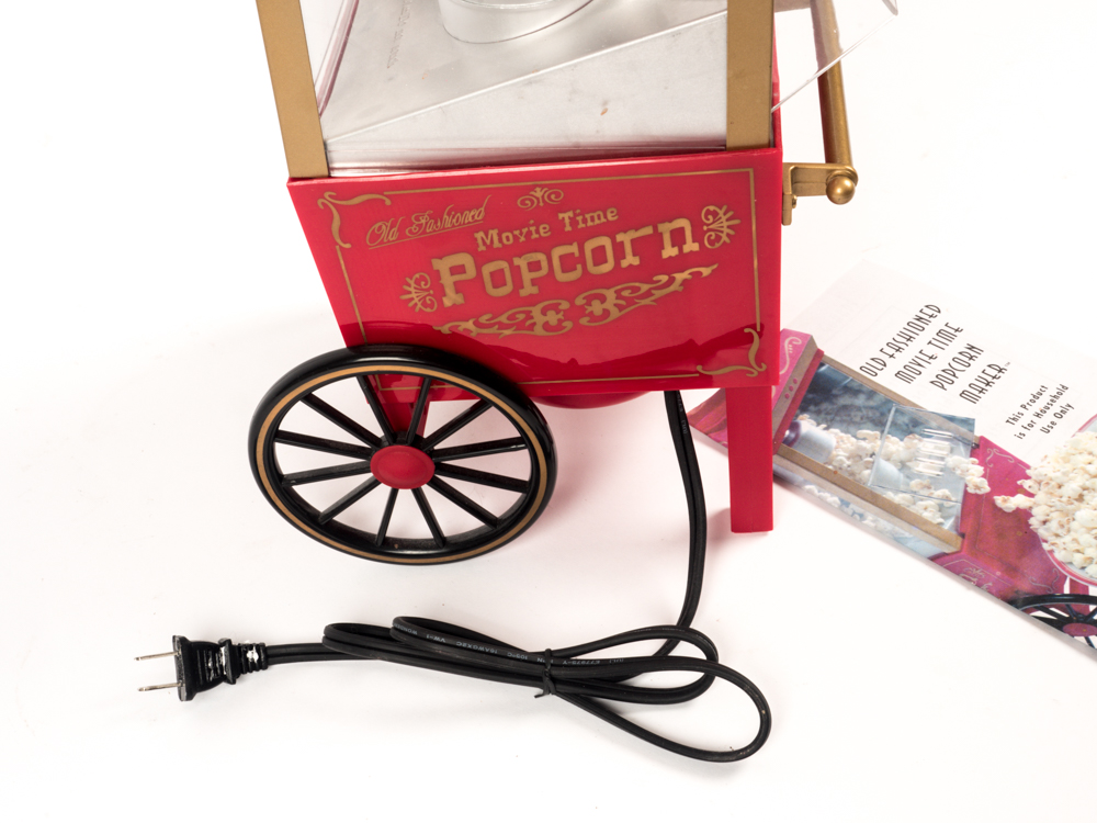 Nostalgia Old Fashioned Movie Time Popcorn Maker