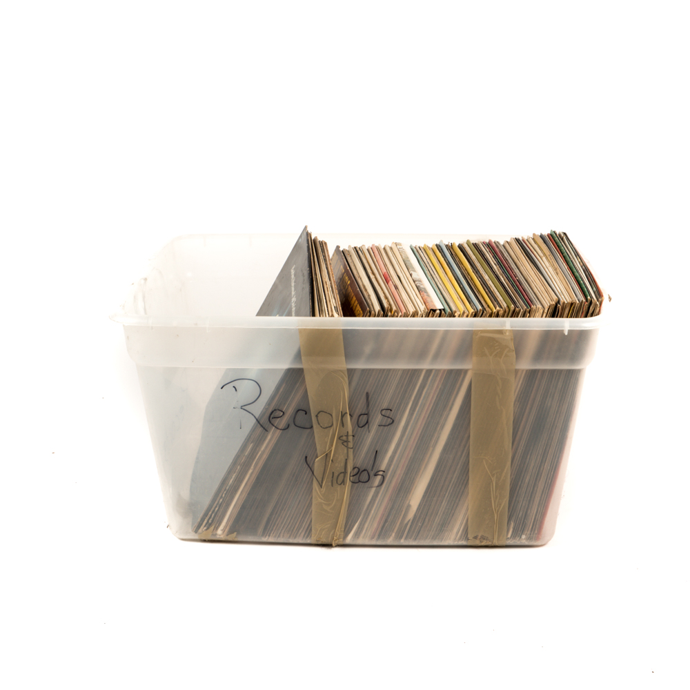 Collection of Vintage LPs Including Sinatra, "Gone With The Wind"