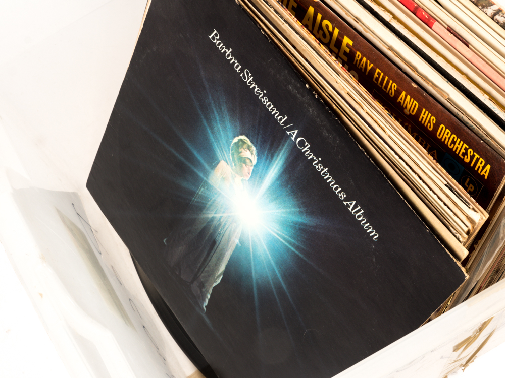 Collection of Vintage LPs Including Sinatra, "Gone With The Wind"