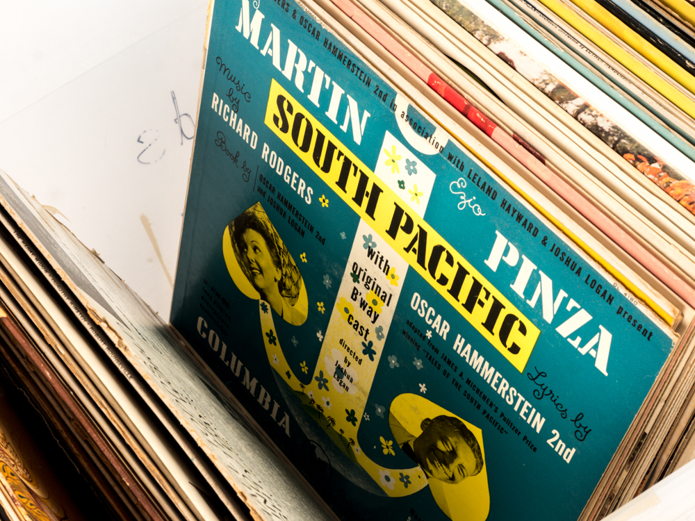 Collection of Vintage LPs Including Sinatra, "Gone With The Wind"