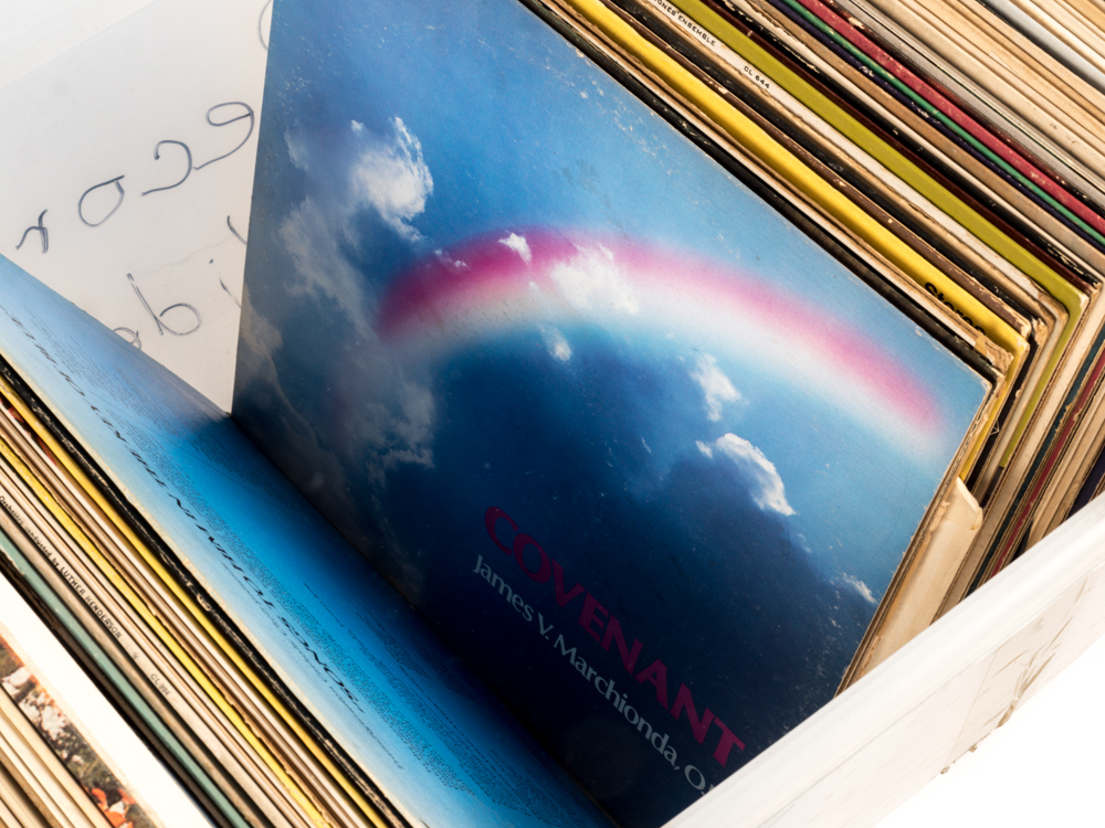 Collection of Vintage LPs Including Sinatra, "Gone With The Wind"