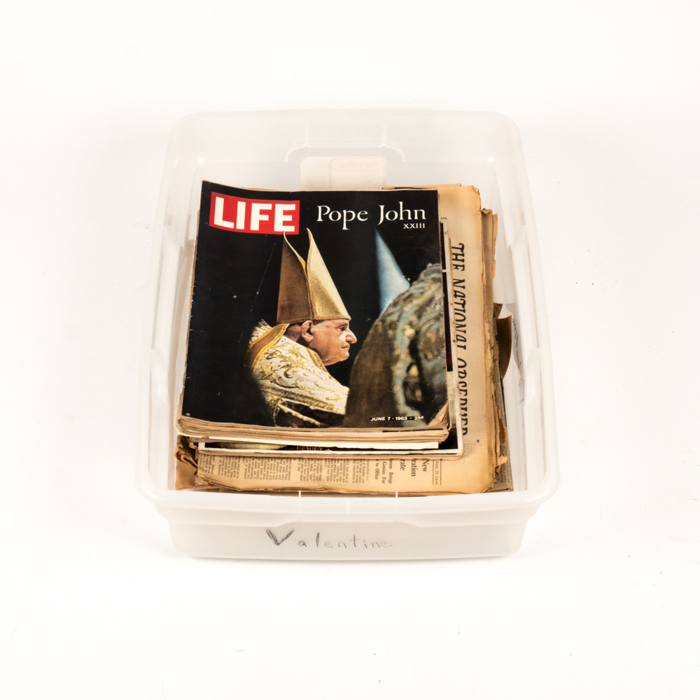 Collection of Vintage LIFE Magazines and Newspapers