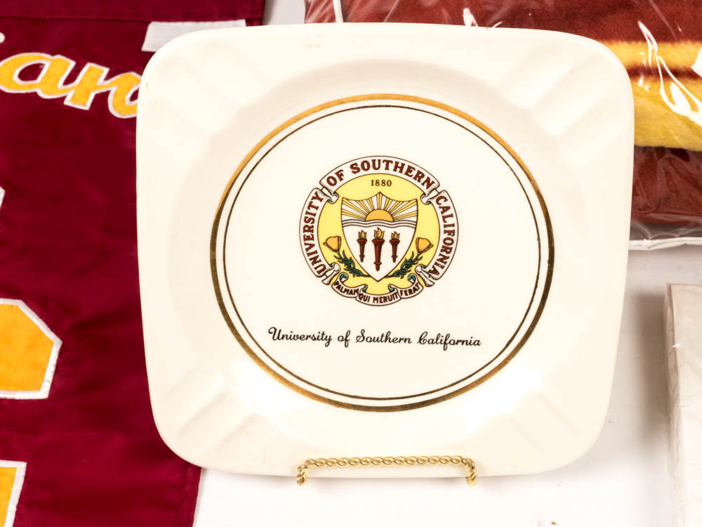 Collection of USC Trojans Merchandise