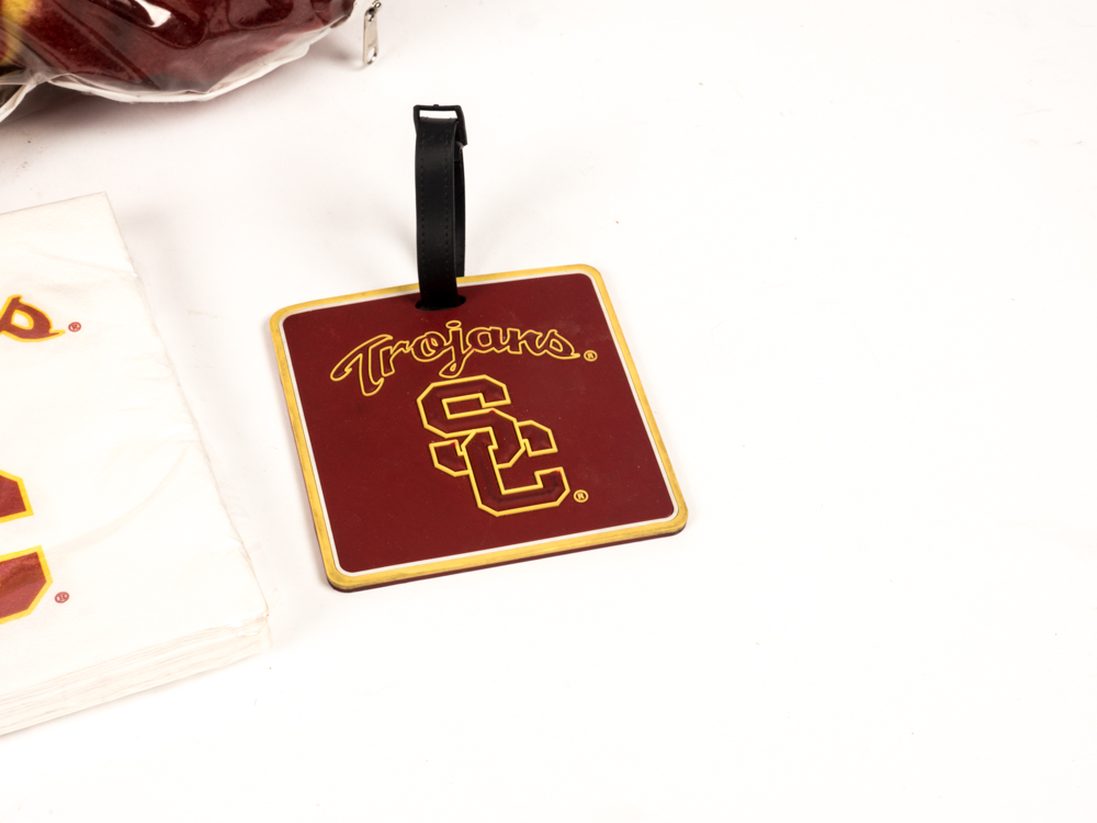 Collection of USC Trojans Merchandise