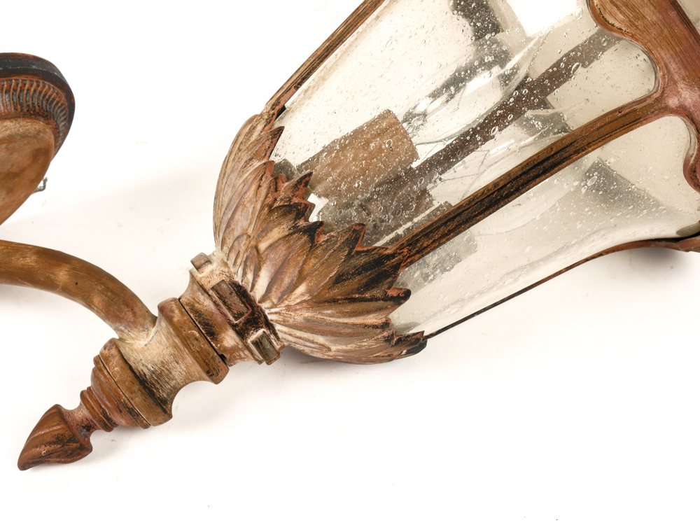 Metal Mounted Porch Light