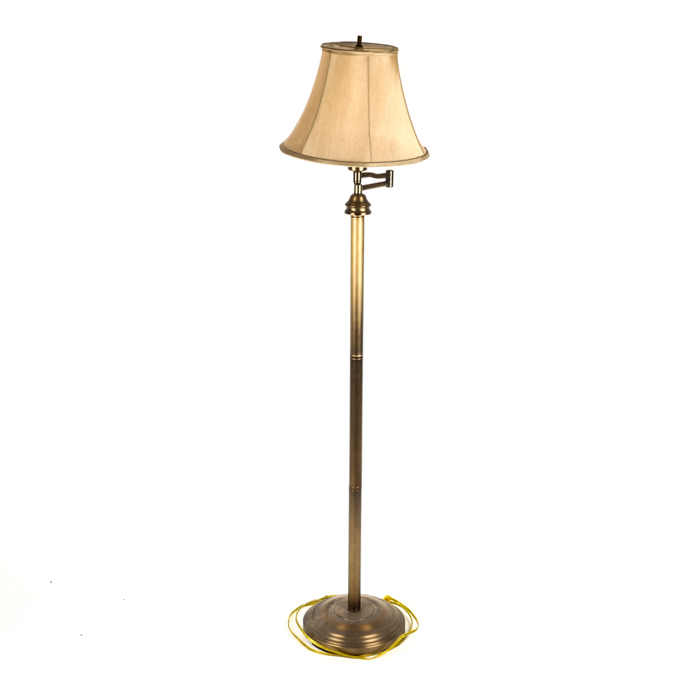 Brass Tone Floor Lamp