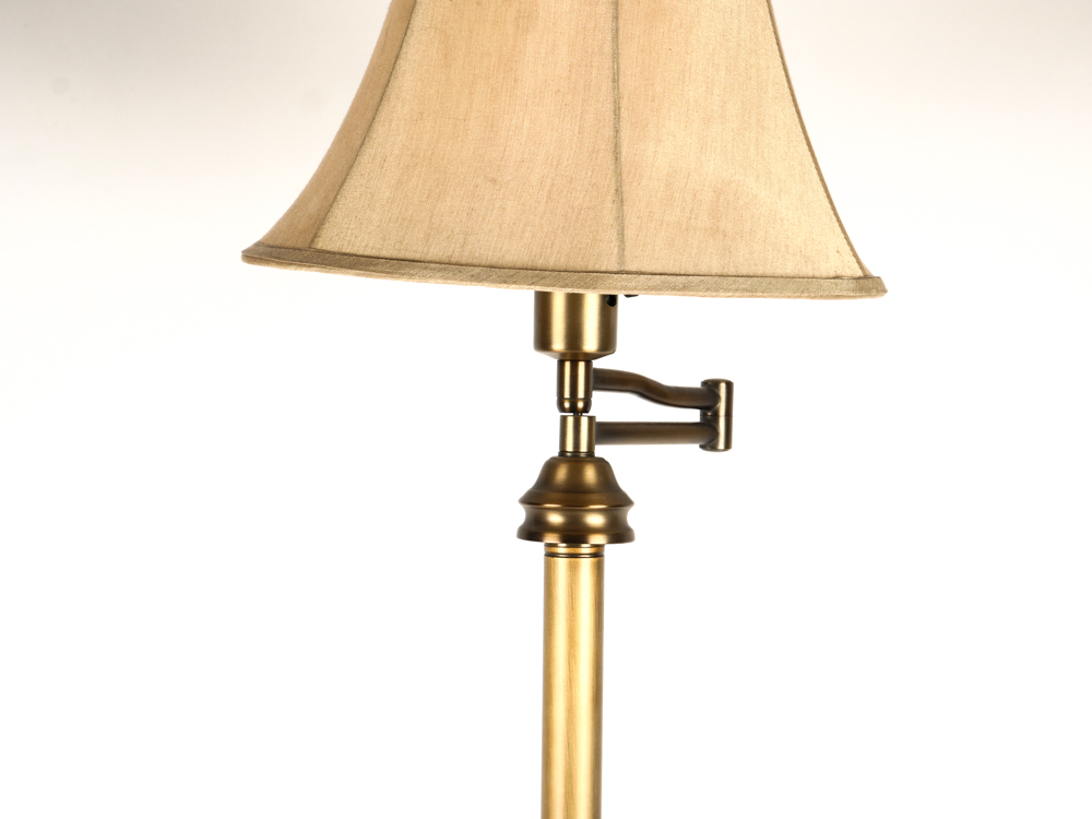 Brass Tone Floor Lamp