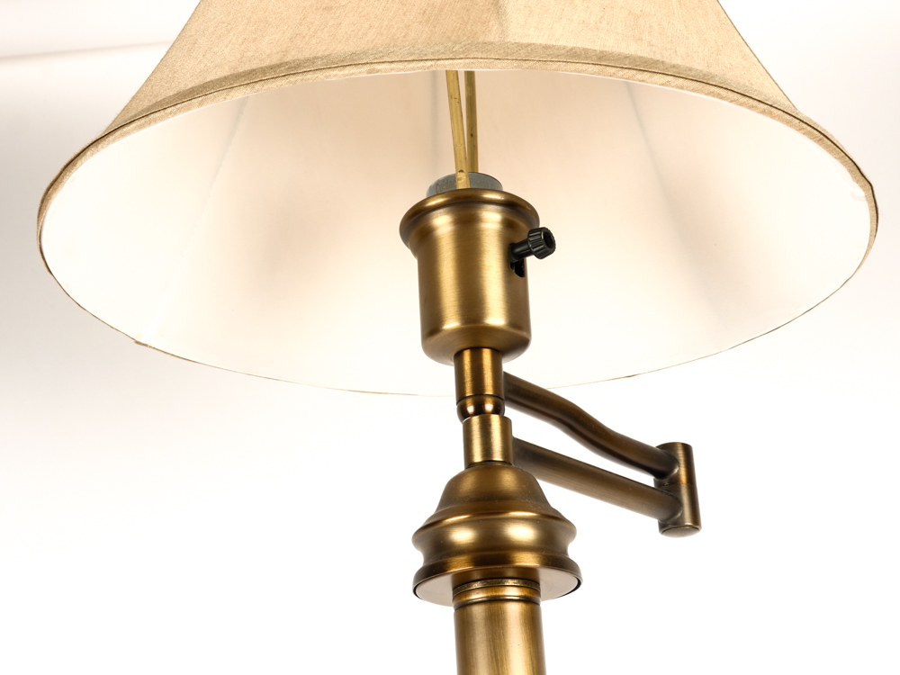 Brass Tone Floor Lamp