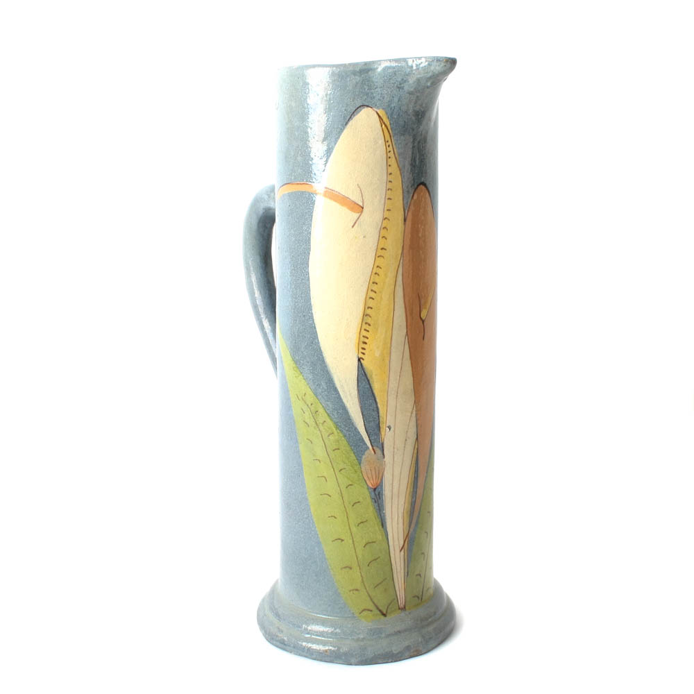Tlaquepaque Hand-Painted Mexican Pottery Pitcher
