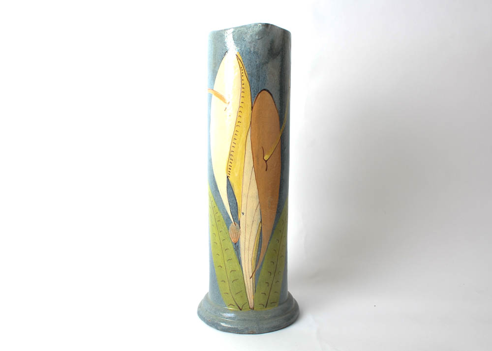 Tlaquepaque Hand-Painted Mexican Pottery Pitcher