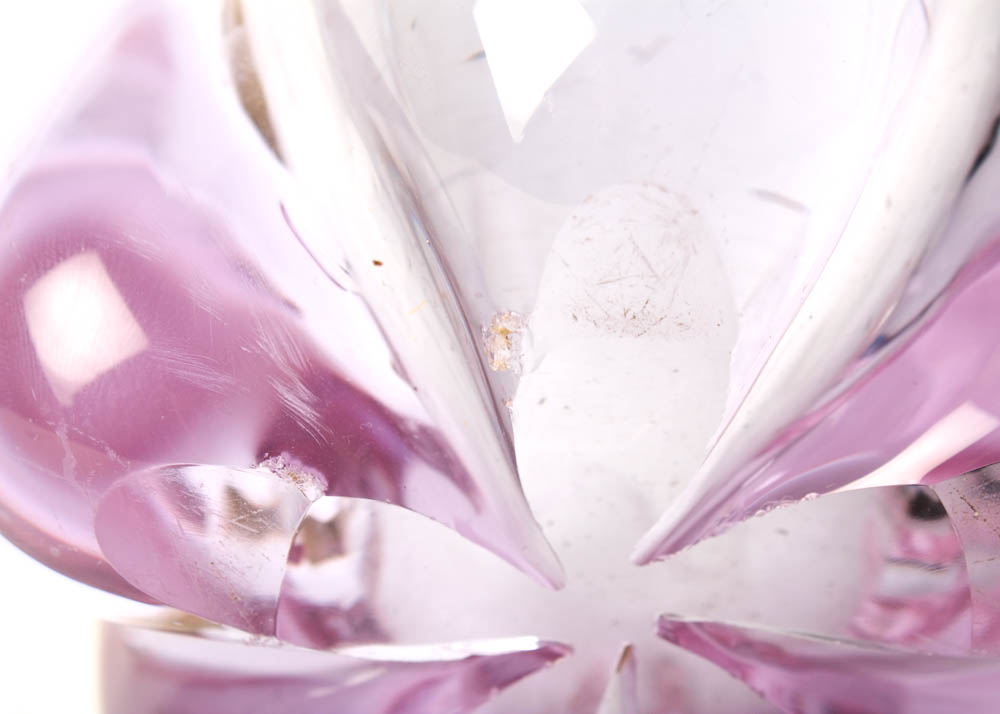 Antique Alexandrite Neodymium Color Changing Art Glass Vase