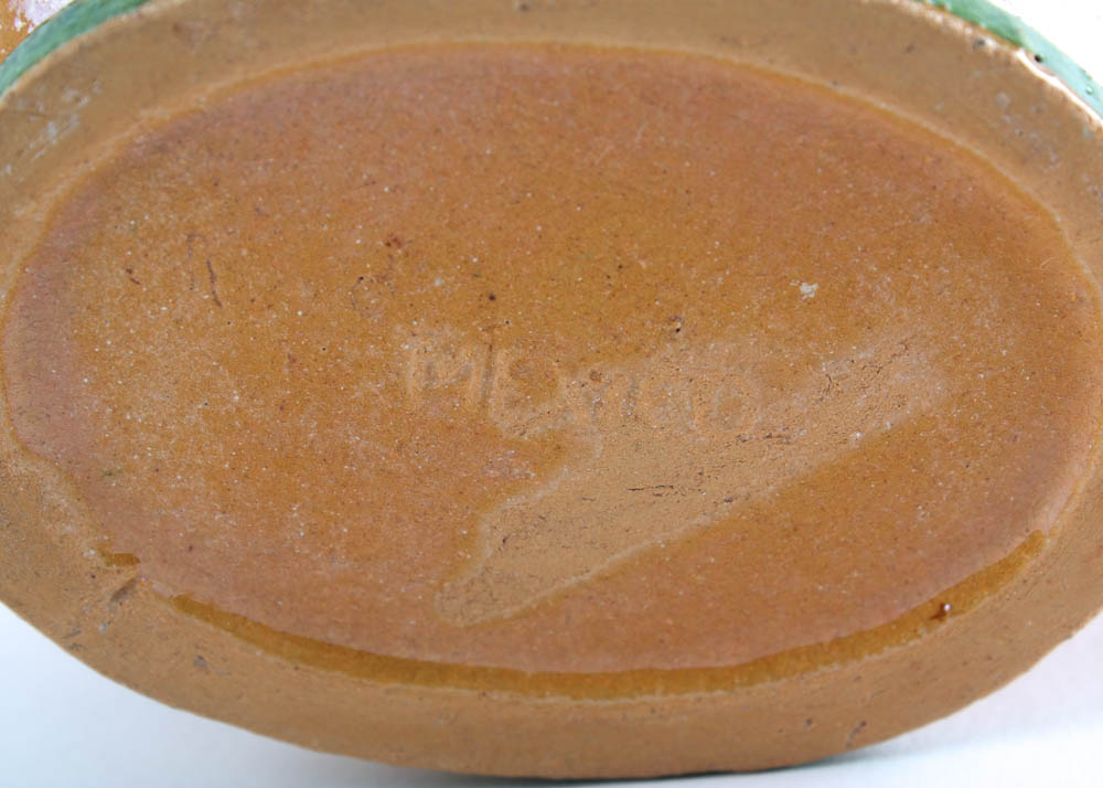 Hand Painted Tlaquepaque Mexican Pottery Gravy Boat