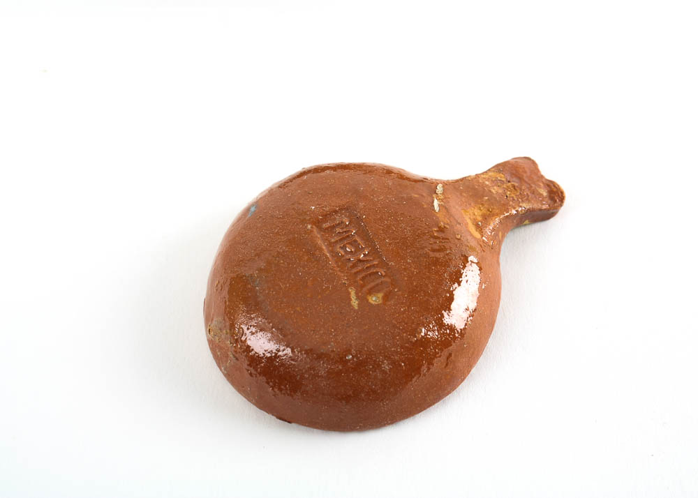 Handmade Tlaquepaque Mexican Earthenware Pottery Miniature Nesting Set