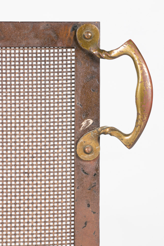 Vintage Fireplace Screen with Avian Details