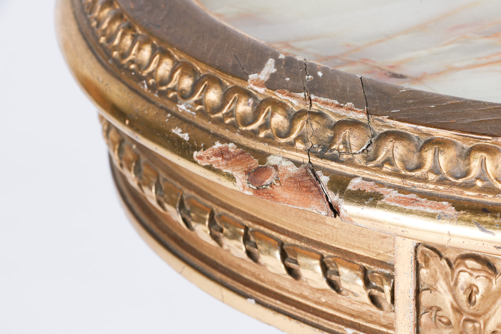 Vintage Marble Topped Side Table