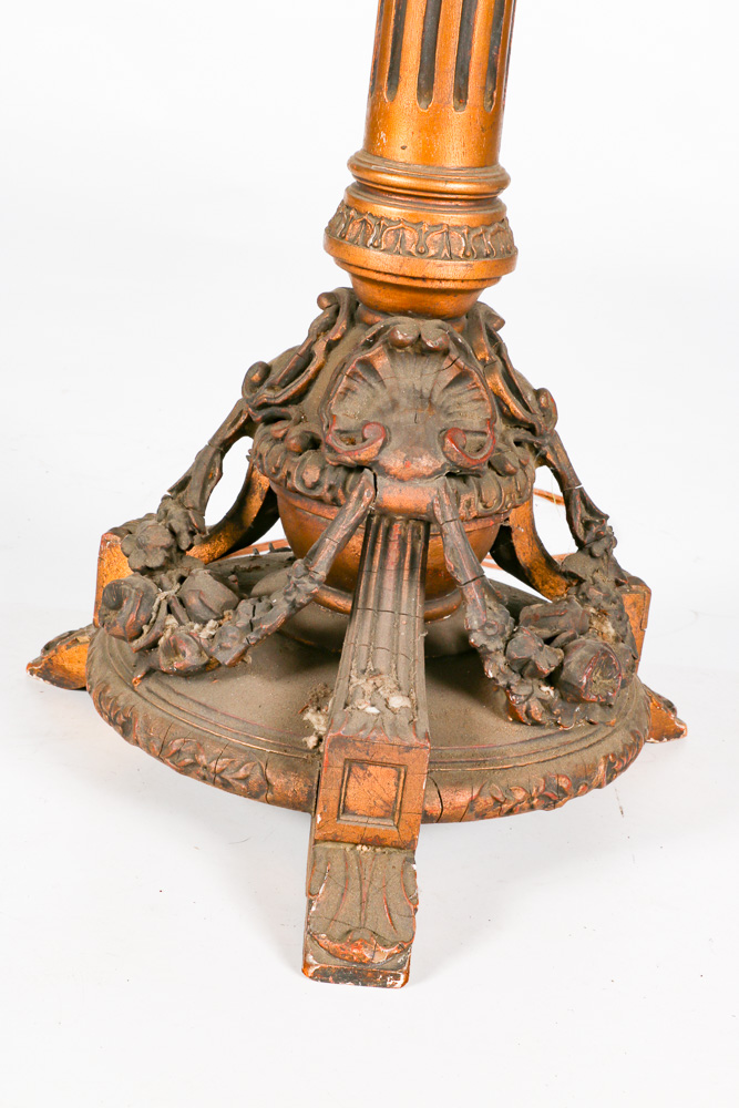 Vintage Gold Tone Floor Lamp