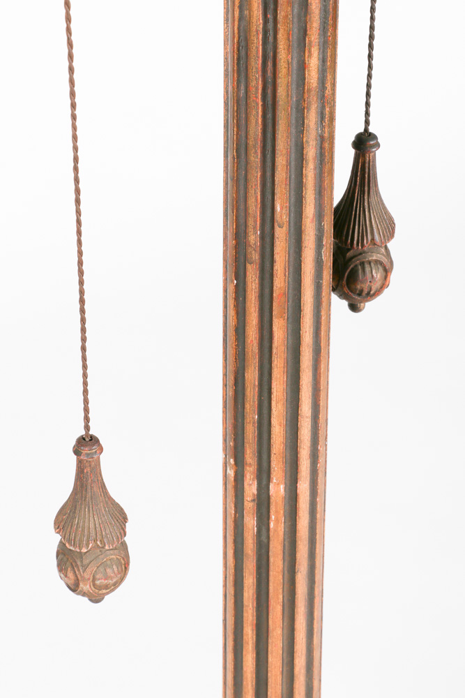 Vintage Gold Tone Floor Lamp