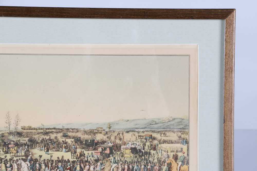 Vintage "Peytona and Fashion" Horse Racing Offset Lithograph