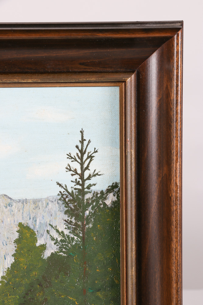 Original Acrylic on Canvas Painting of Church