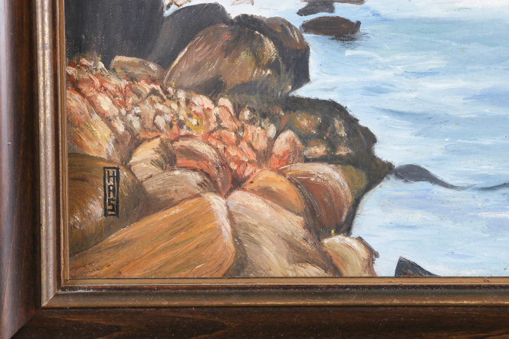 Original Acrylic on Canvas Painting of Church