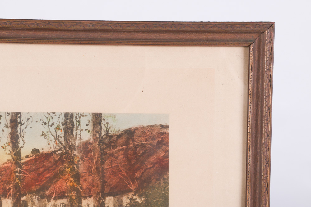 Frits Thaulow Offset Lithograph "November Day in Normandy"