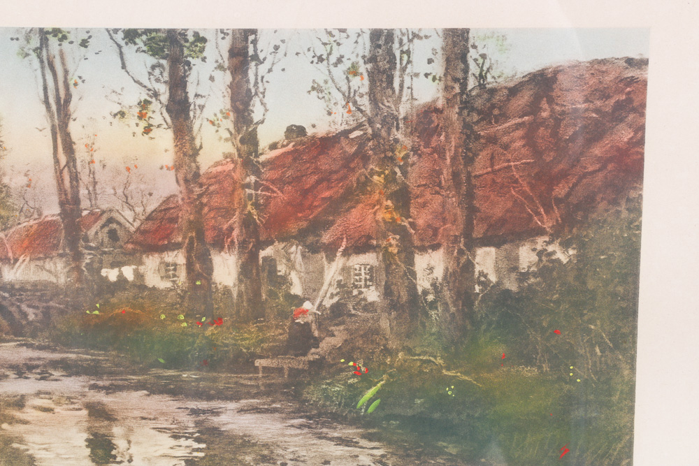 Frits Thaulow Offset Lithograph "November Day in Normandy"