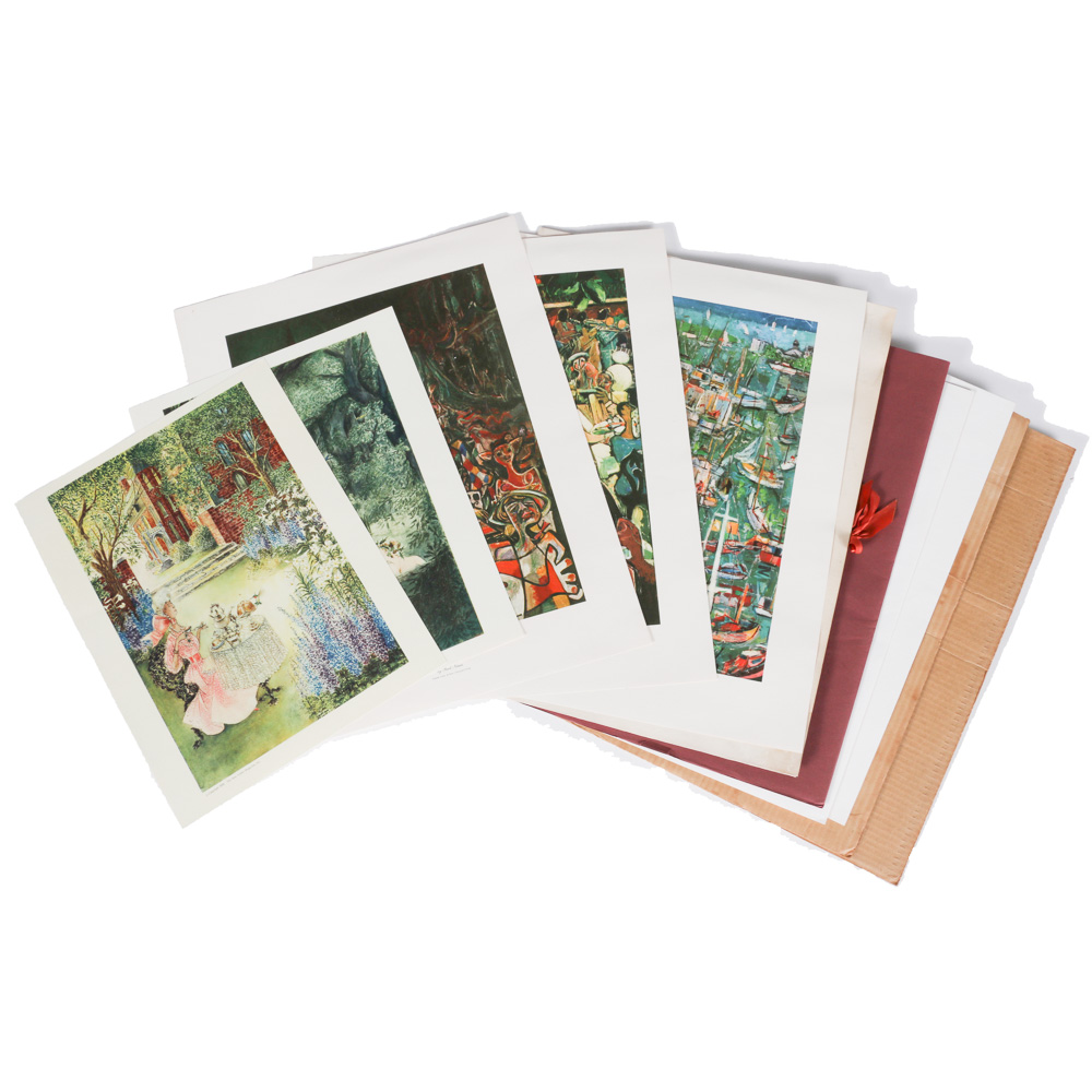 Vintage Offset Lithographic Prints