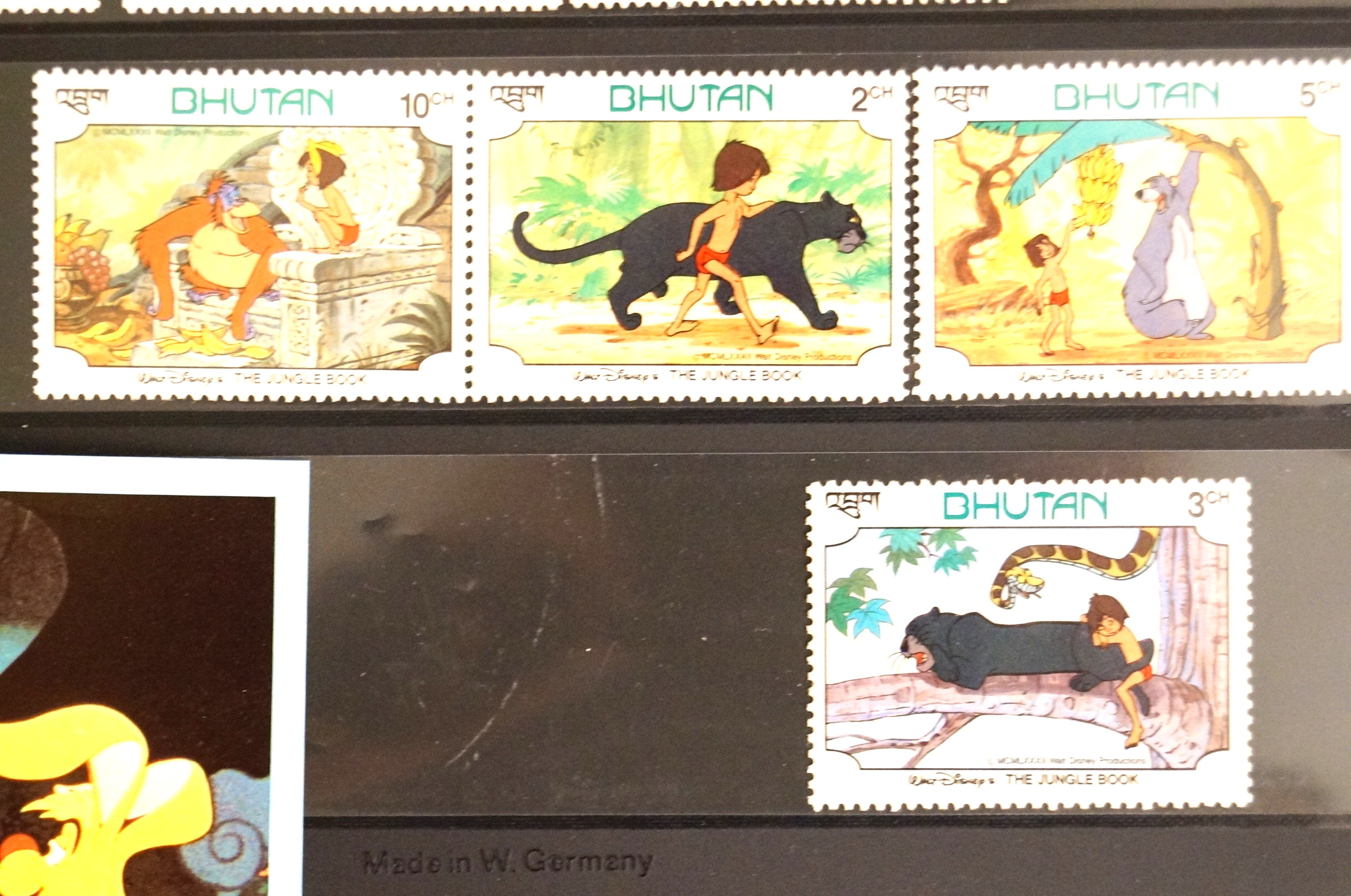 Collection of Vintage Disney Stamps from Foreign Countries