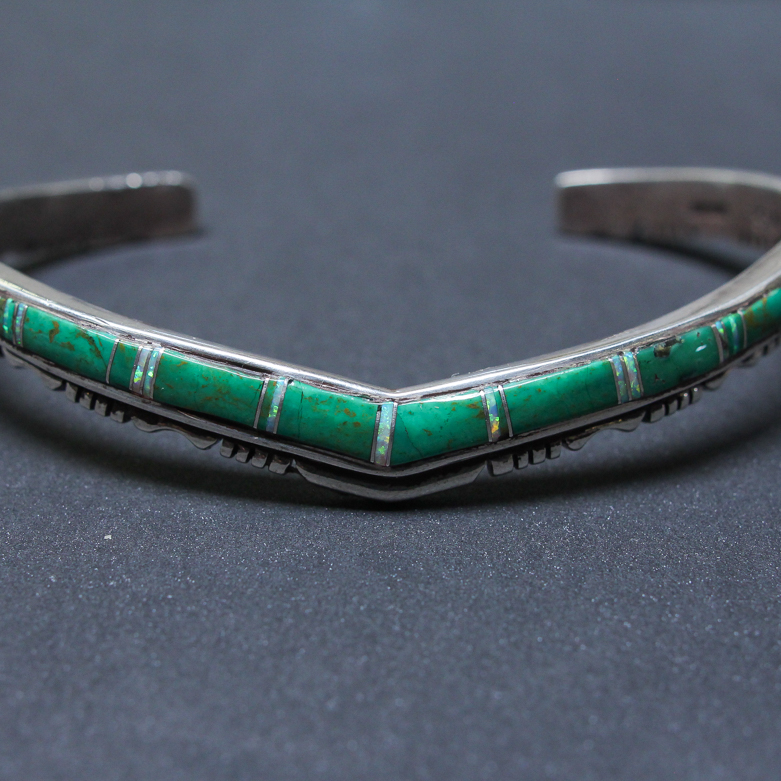 Sterling Silver V Shaped Cuff Bracelet