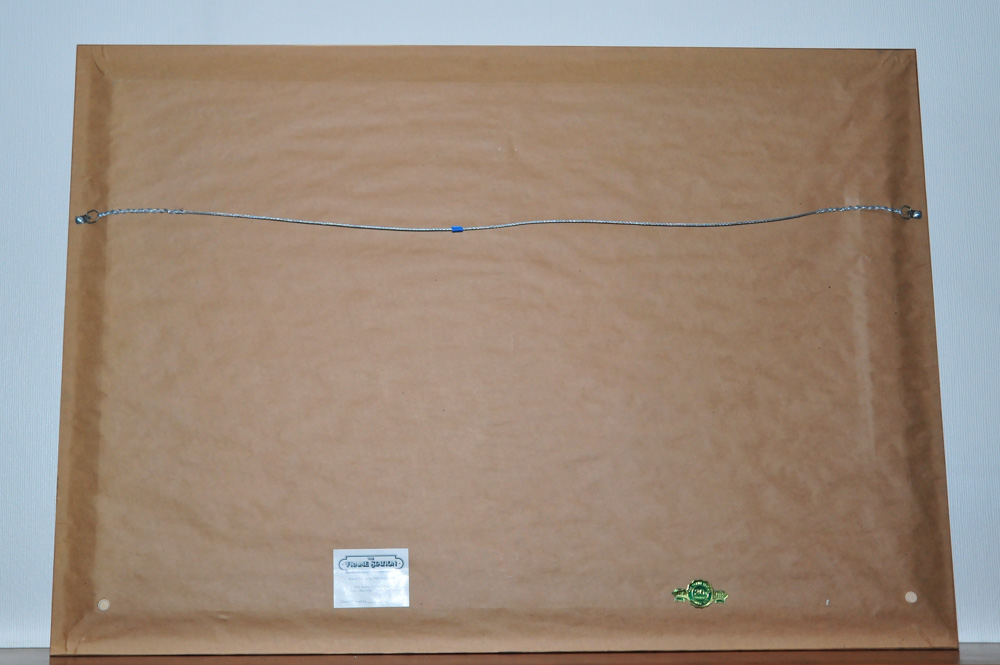 Colorful Folk Art Oil on Canvas Painting by Michele Cavendish