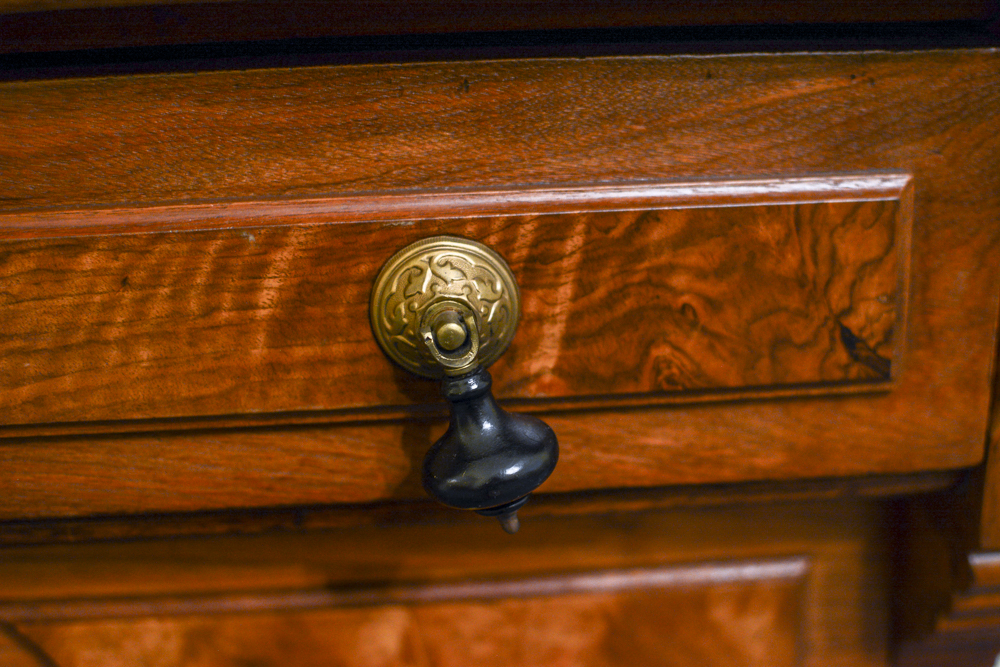 Victorian Eastlake Style Walnut Secretary