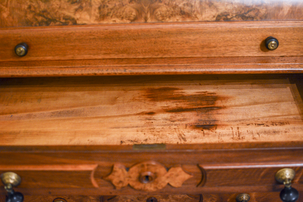 Victorian Eastlake Style Walnut Secretary