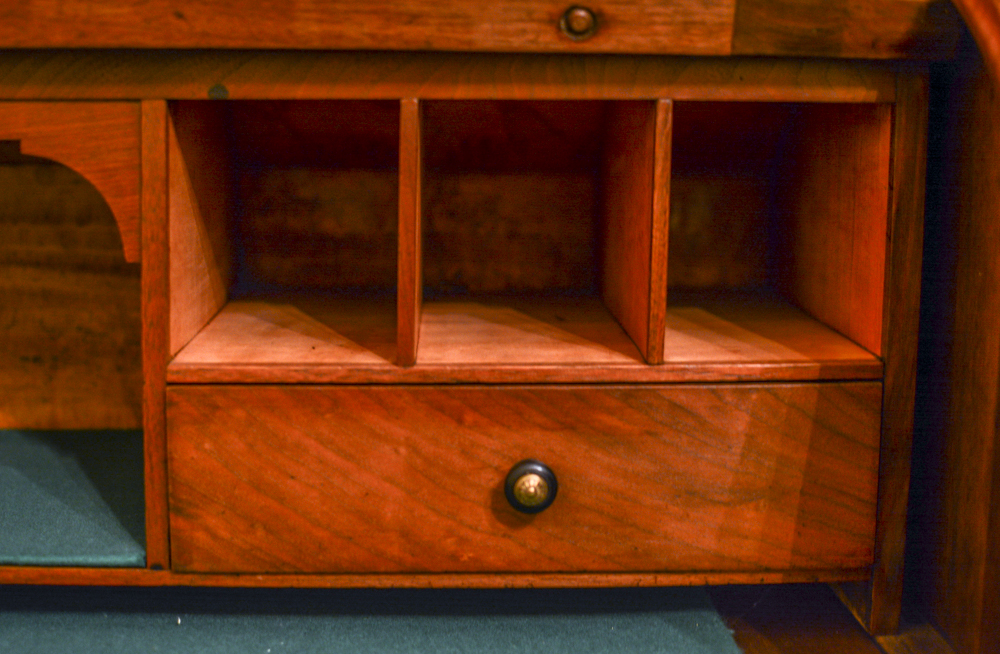 Victorian Eastlake Style Walnut Secretary