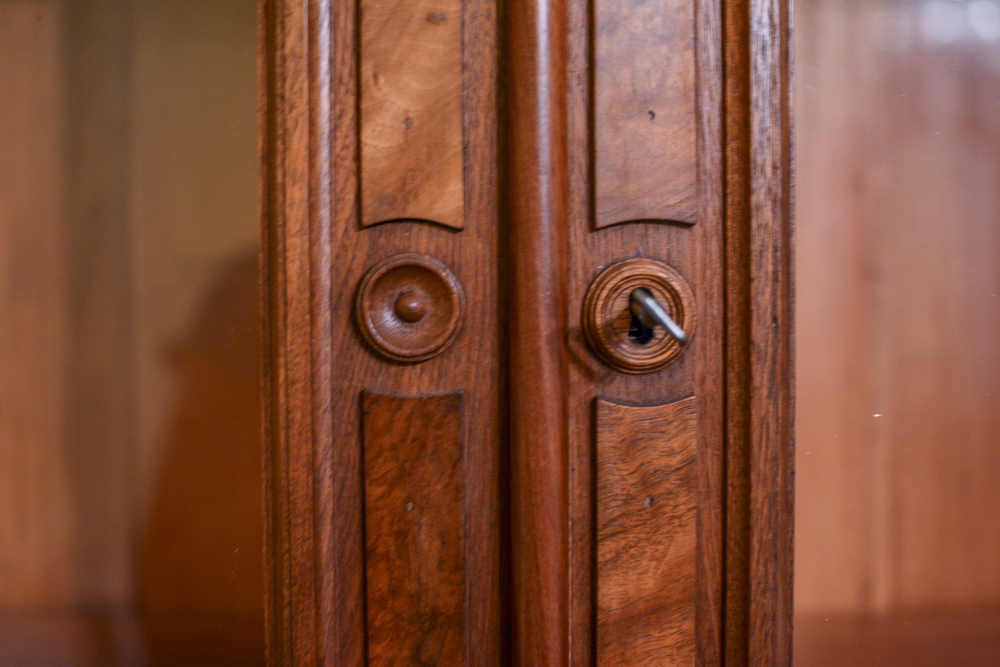Victorian Eastlake Style Walnut Secretary