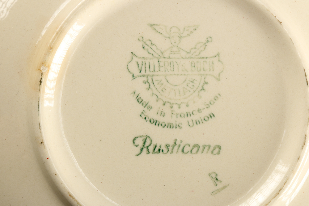 Large Set of Pink Transferware