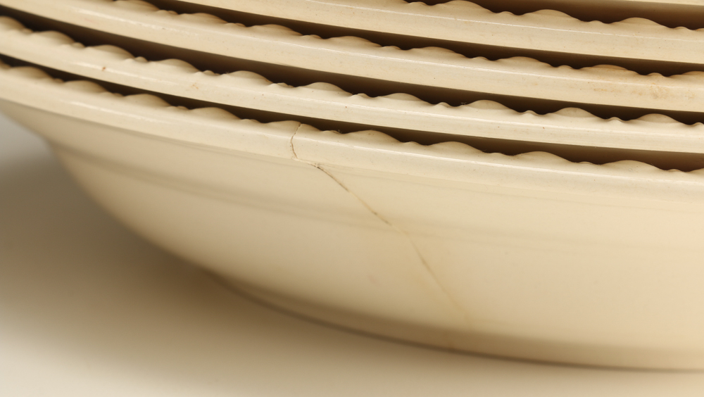 Large Set of Pink Transferware