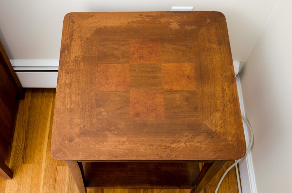 Wooden End Table