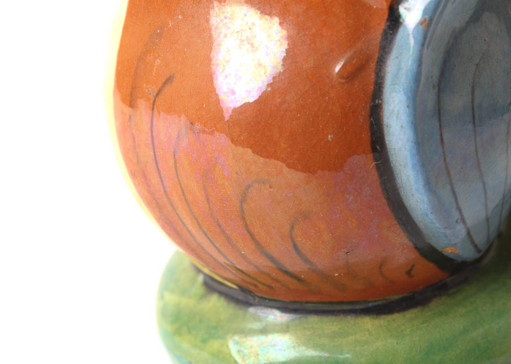 Tlaquepaque Hand Painted Mexican Terra Cotta Figural Sculpture