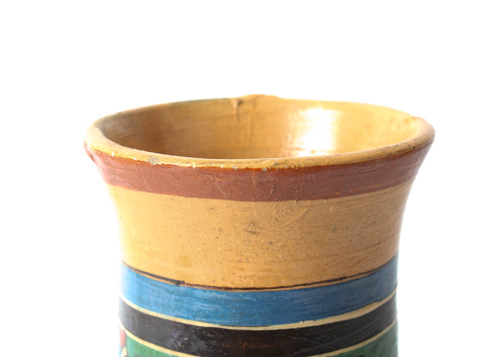 Petatillo Hand Painted Mexican Pottery Vase