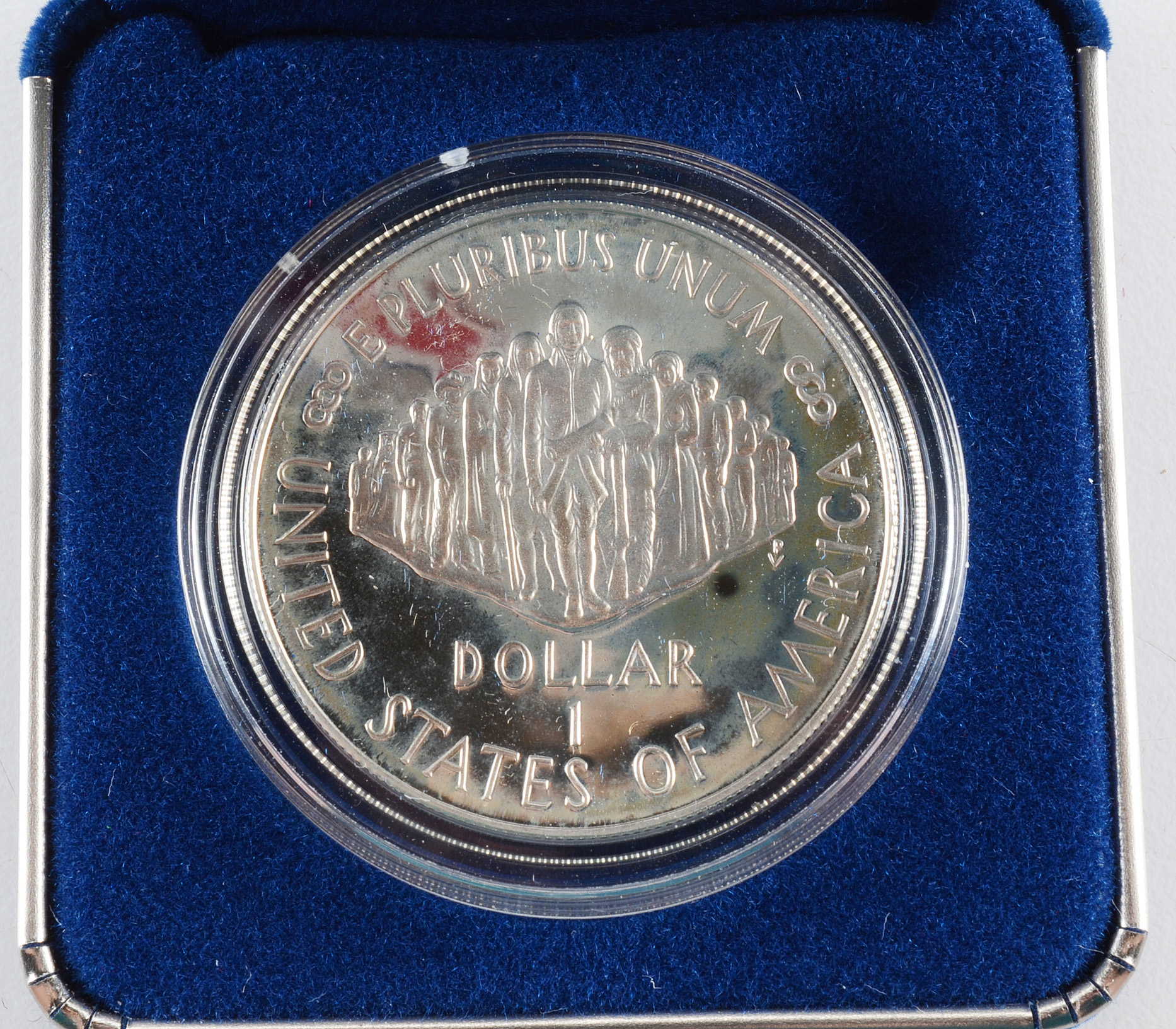 1987 S US Constitution Silver One Dollar Commemorative Coin
