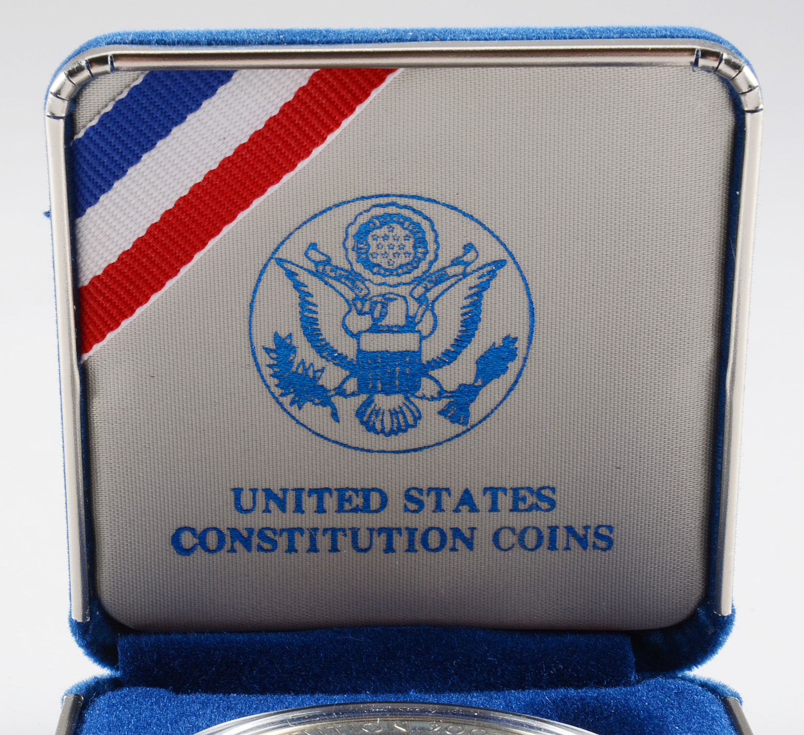 1987 S US Constitution Silver One Dollar Commemorative Coin