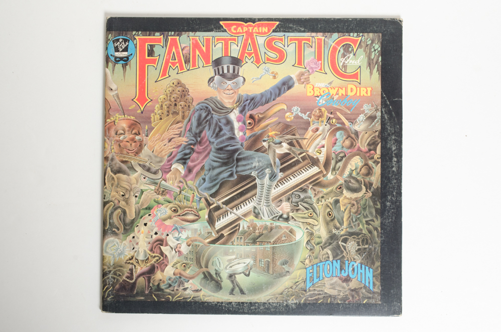 Collection of Vintage Rock and Pop Vinyl Records