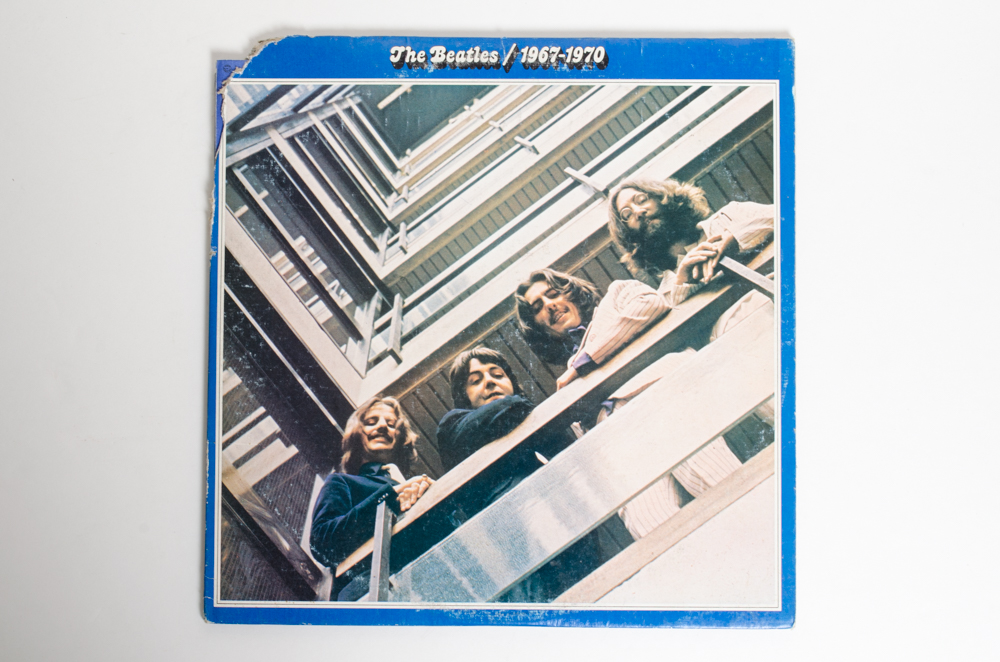 Collection of Vintage Rock and Pop Vinyl Records